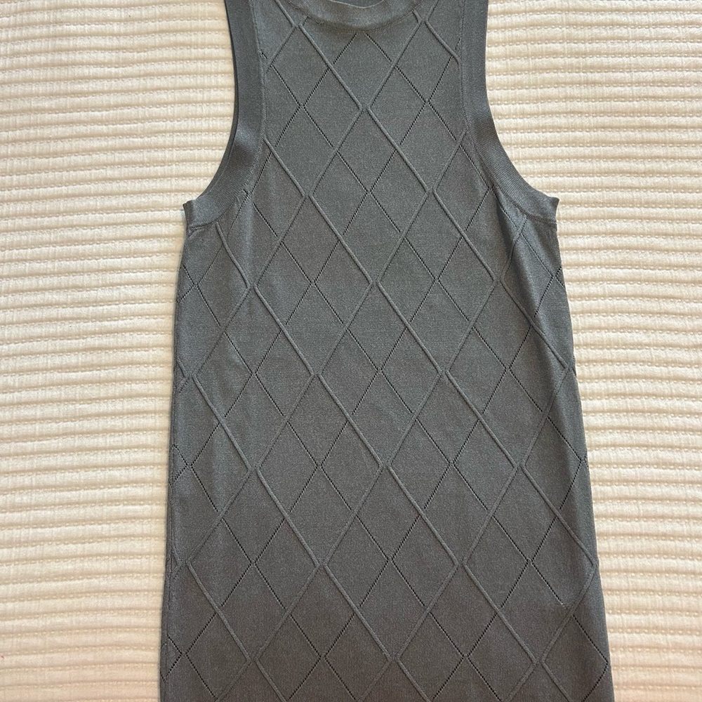 Zara Gray Sleeveless Tank Top
